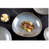 Olympia Ember Blue Triangle Bowls 245mm (4 Pack)