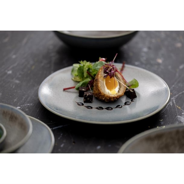 Olympia Ember Blue Coupe Plates 230mm (6 Pack) Olympia Ember Blue Coupe Plates 230mm (6 Pack)