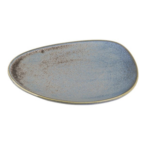 Olympia Ember Blue Triangle Plates 308mm (4 Pack)