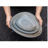 Olympia Ember Blue Triangle Plates 308mm (4 Pack) Olympia Ember Blue Triangle Plates 308mm (4 Pack)