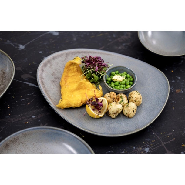 Olympia Ember Blue Coupe Bowls 200mm (4 Pack) Olympia Ember Blue Coupe Bowls 200mm (4 Pack)