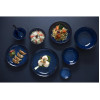 Olympia Luna Midnight Blue Coupe Plates 205mm (4 Pack)