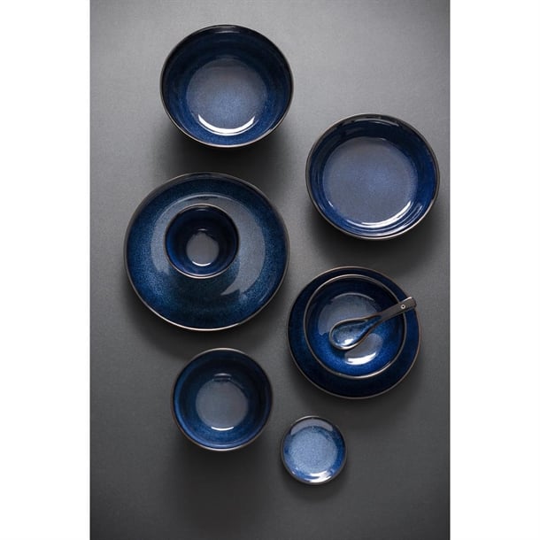Olympia Luna Midnight Blue Coupe Plate 255mm (4 Pack) Olympia Luna Midnight Blue Coupe Plate 255mm (4 Pack)
