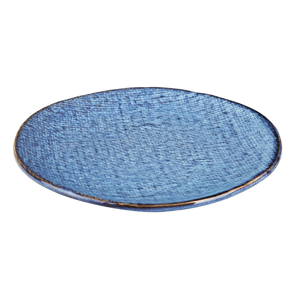 Olympia Denim Blue Coupe Plates 180mm (6 Pack) Olympia Denim Blue Coupe Plates 180mm (6 Pack)