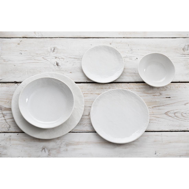 Olympia Denim White Coupe Plates 285mm (4 Pack) Olympia Denim White Coupe Plates 285mm (4 Pack)
