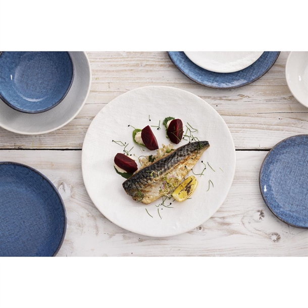 Olympia Denim White Coupe Plates 285mm (4 Pack) Olympia Denim White Coupe Plates 285mm (4 Pack)