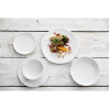 Olympia Denim White Coupe Plates 180mm (6 Pack)