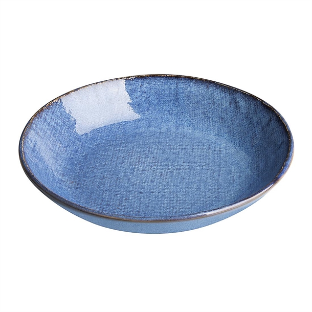 Olympia Denim Blue Coupe Bowls 220mm (6 Pack) Olympia Denim Blue Coupe Bowls 220mm (6 Pack)