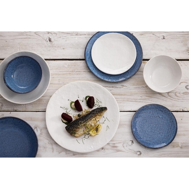 Olympia Denim White Coupe Plates 180mm (6 Pack)