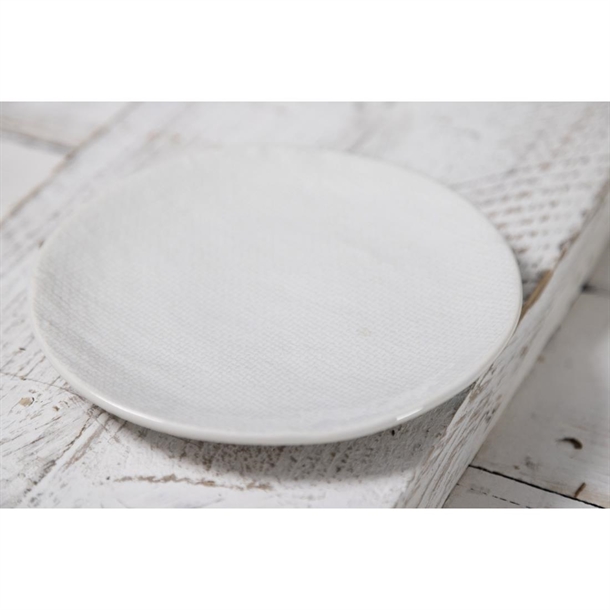 Olympia Denim White Coupe Plates 180mm (6 Pack)