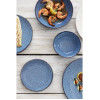 Olympia Denim Blue Coupe Plates 230mm (6 Pack) Olympia Denim Blue Coupe Plates 230mm (6 Pack)