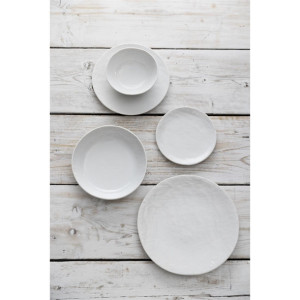 Olympia Denim White Coupe Plates 230mm (6 Pack)