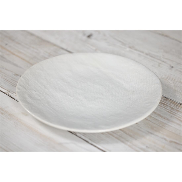 Olympia Denim White Coupe Plates 230mm (6 Pack) Olympia Denim White Coupe Plates 230mm (6 Pack)