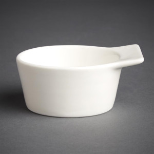 Olympia Lumina Winged Ramekin Dish White 70mm (6 Pack)