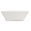 Olympia Lumina Square Bowls White 140mm (6 Pack)