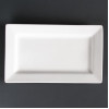 Olympia Lumina Wide Rim Rectangular Plates White 257x 155mm (4 Pack)