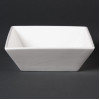 Olympia Lumina Square Bowls White 140mm (6 Pack)