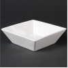 Olympia Lumina Square Bowls White 140mm (6 Pack)
