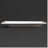 Olympia Lumina Wide Rim Rectangular Plates White 200x 130mm (6 Pack)