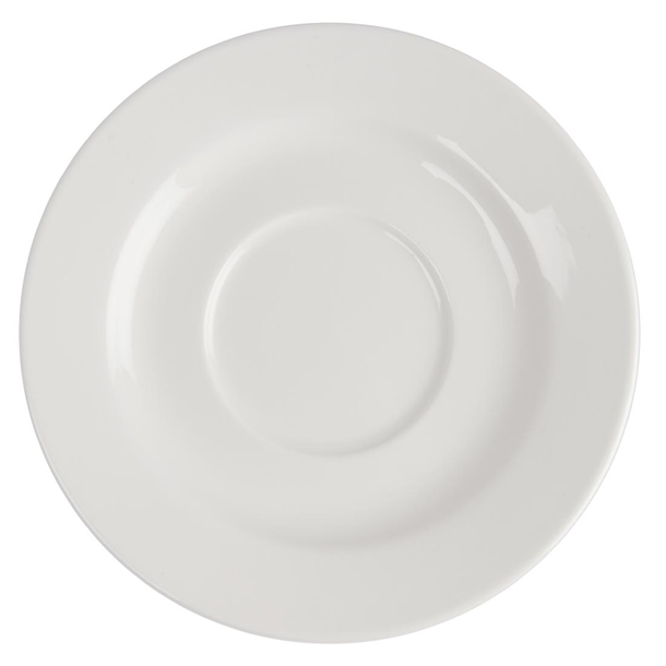 Olympia Lumina Round Saucers White 143mm (6 Pack) Olympia Lumina Round Saucers White 143mm (6 Pack)