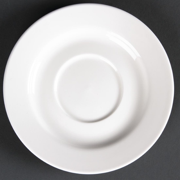 Olympia Lumina Round Saucers White 143mm (6 Pack) Olympia Lumina Round Saucers White 143mm (6 Pack)