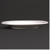 Olympia Lumina Wide Rim Round Plates White 150mm (6 Pack)