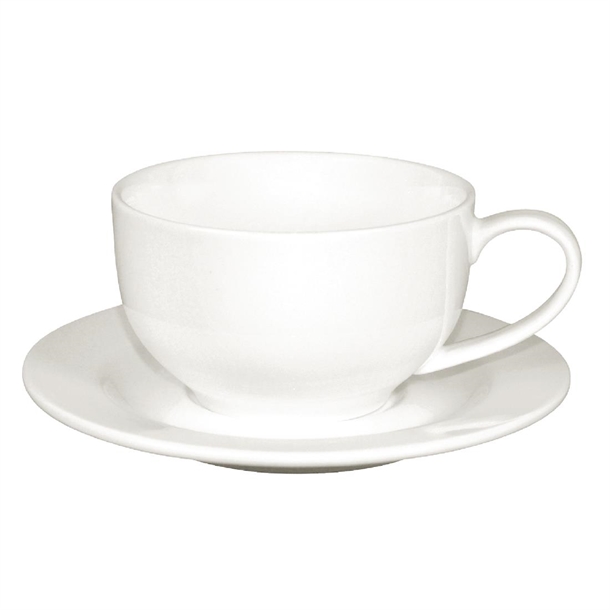 Olympia Lumina Round Saucers White 143mm (6 Pack) Olympia Lumina Round Saucers White 143mm (6 Pack)