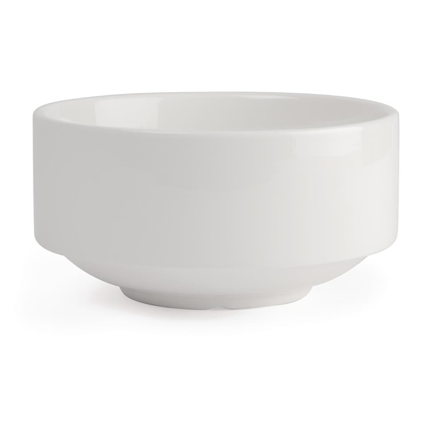 Olympia Lumina Stacking Soup Bowls White 398ml 14oz (6 Pack) Olympia Lumina Stacking Soup Bowls White 398ml 14oz (6 Pack)