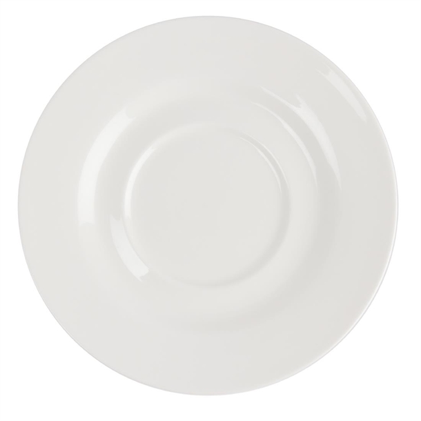 Olympia Lumina Round Saucers White 156mm (6 Pack) Olympia Lumina Round Saucers White 156mm (6 Pack)