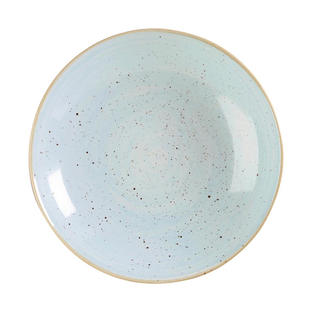 Churchill Stonecast Round Coupe Bowl Duck Egg Blue 310mm