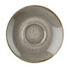 Churchill Stonecast Round Cappuccino Saucers Peppercorn Grey 185mm