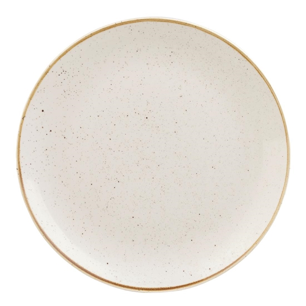 Churchill Stonecast Barley White Round Coupe Plate 324mm Churchill Stonecast Barley White Round Coupe Plate 324mm
