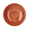 Churchill Stonecast Round Coupe Bowl Spiced Orange 182mm (12 Pack)
