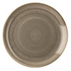 Churchill Stonecast Peppercorn Grey Round Coupe Plate 324mm