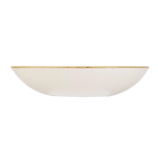 Churchill Stonecast Round Coupe Bowl Mustard Seed Yellow 248mm Churchill Stonecast Round Coupe Bowl Mustard Seed Yellow 248mm