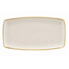 Churchill Stonecast Rectangular Plate Barley White 350 x 185mm