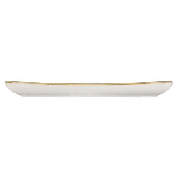 Churchill Stonecast Rectangular Plate Peppercorn Grey 350 x 185mm