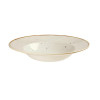 Churchill Stonecast Round Wide Rim Bowl Barley White 240mm