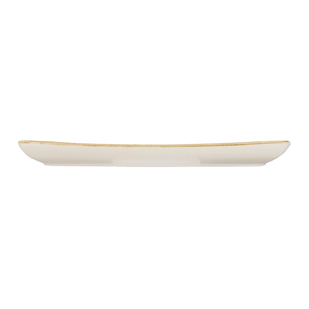 Churchill Stonecast Rectangular Plate Barley White 295 x 150mm Churchill Stonecast Rectangular Plate Barley White 295 x 150mm