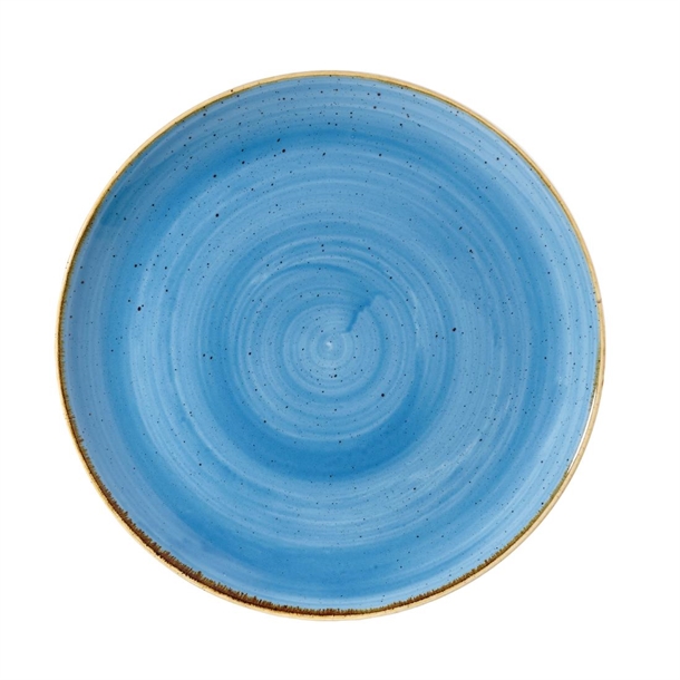 Churchill Stonecast Round Coupe Plate Cornflower Blue 260mm Churchill Stonecast Round Coupe Plate Cornflower Blue 260mm
