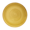 Churchill Stonecast Round Coupe Plate Mustard Seed Yellow 260mm Churchill Stonecast Round Coupe Plate Mustard Seed Yellow 260mm