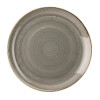 Churchill Stonecast Round Coupe Plate Peppercorn Grey 165mm