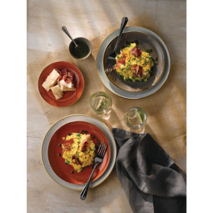 Churchill Stonecast Round Coupe Plates Duck Egg Blue 288mm (Pack of 12)