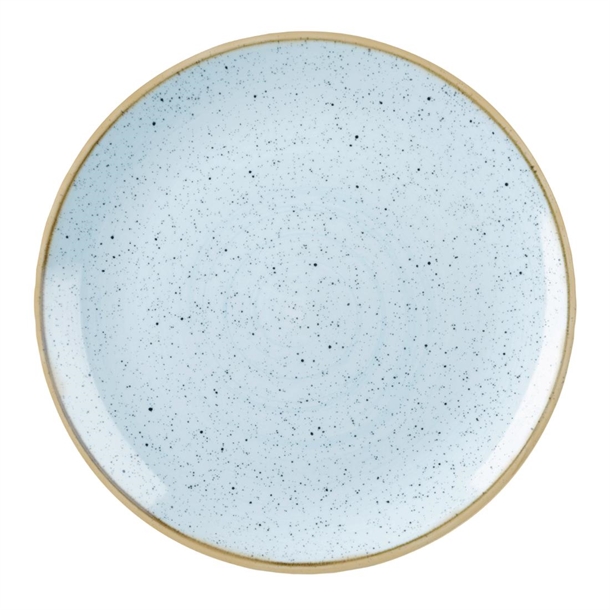 Churchill Stonecast Round Coupe Plate Duck Egg Blue 165mm (12 Pack)