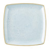 Churchill Stonecast Deep Square Plate Duck Egg Blue 268mm