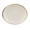 Churchill Stonecast Barley White Oval Coupe Plate 192 x 160mm Churchill Stonecast Barley White Oval Coupe Plate 192 x 160mm