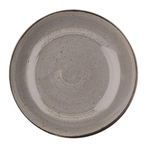 Churchill Stonecast Round Coupe Bowl Peppercorn Grey 310mm