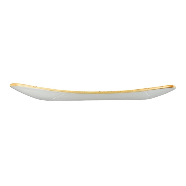 Churchill Stonecast Spiced Orange Triangular Plate 192mm Churchill Stonecast Spiced Orange Triangular Plate 192mm