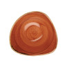 Churchill Stonecast Spiced Orange Triangular Bowl 153mm Churchill Stonecast Spiced Orange Triangular Bowl 153mm