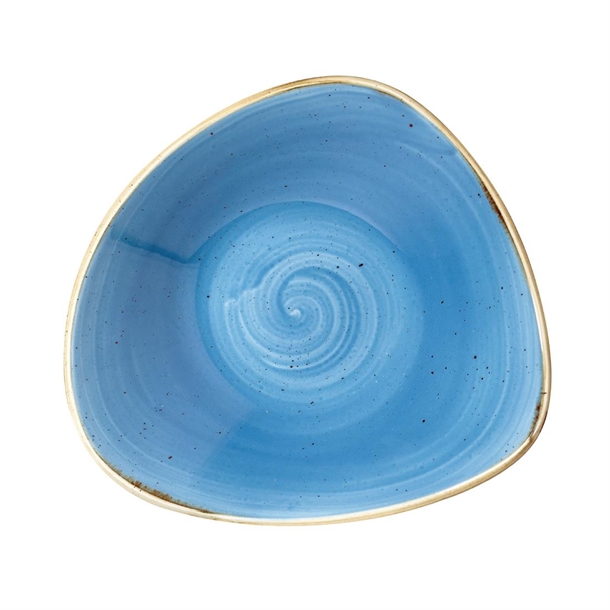 Churchill Stonecast Triangle Bowls Cornflower Blue 235mm (Pack of 12) Churchill Stonecast Triangle Bowls Cornflower Blue 235mm (Pack of 12)